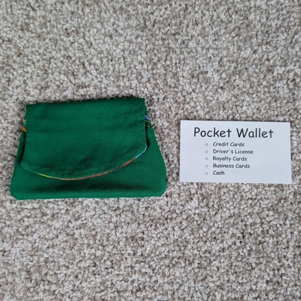 Handmade fabric pocket